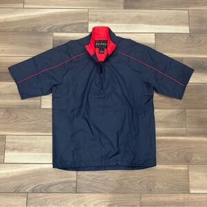 Zorrel Navy and Red Pullover Jacket